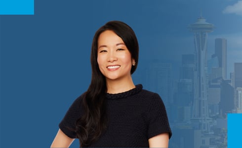 Portrait of Fei Li with Phoenix city skyline as background